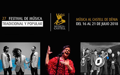 El cartell de Música al Castell: Carmen Linares cantant a…