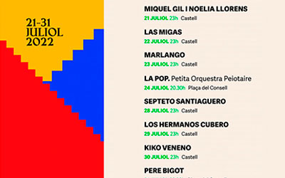 …en el comienzo la 30ª edición de Música al Castell