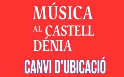 El mal temps obliga a traslladar Música al Castell al Centre Social.